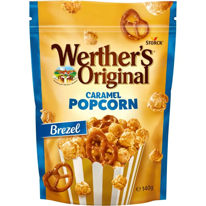 Werthers Original Brezel Caramel popcorn 140 g