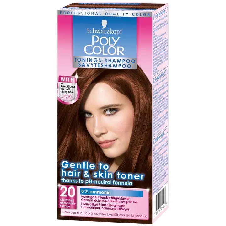Schwarzkopf Poly Color 20 Kastanja Sävyteshampoo