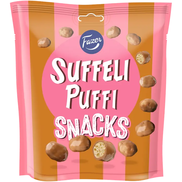 Fazer Suffeli Puffi Snacks pussi 160g