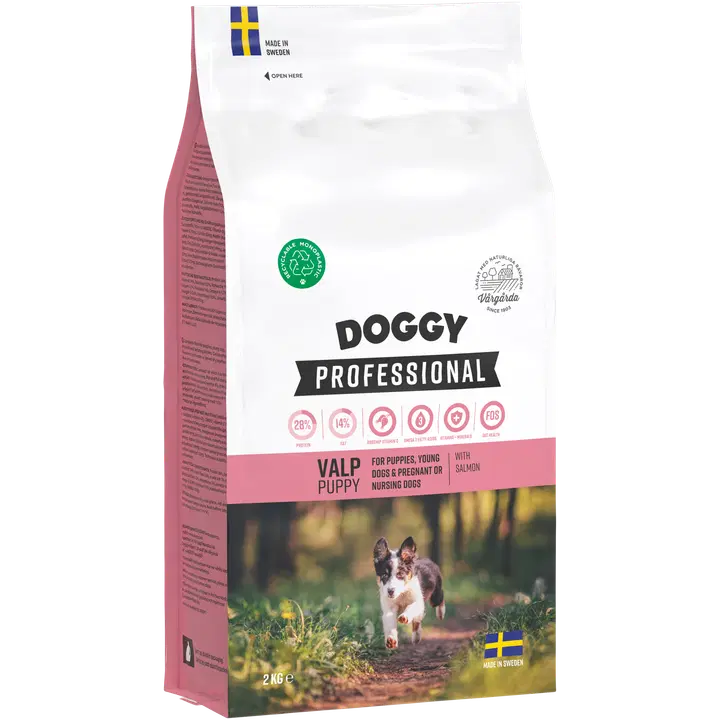 Doggy Professional pentujen kuivaruoka lohi 2kg