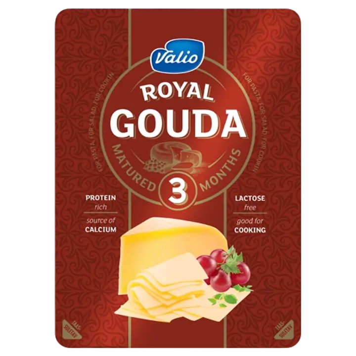 Valio Juust Royal Gouda Red, viilutatud, 150 g