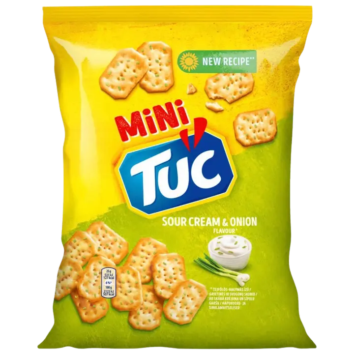 Tuc mini sibula- ja hapukooremaitselised kreekerid 100 g