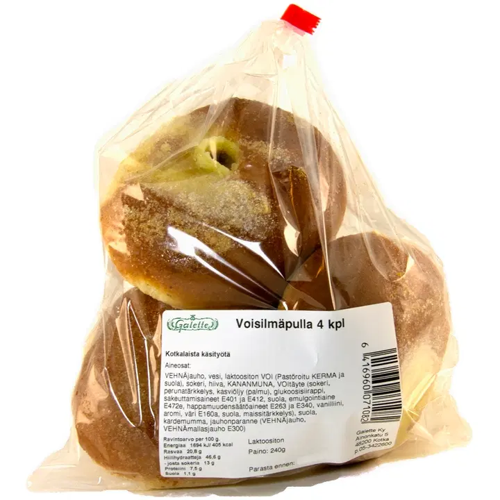 Galette 240g Voisilmäpulla 4 kpl
