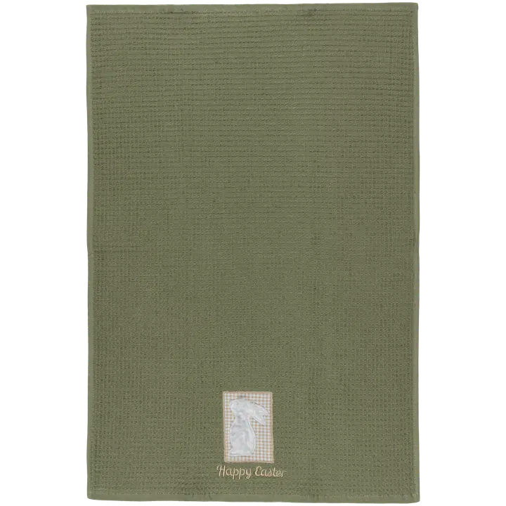 House keittiöpyyhe Happy Easter 2 kpl vihreä