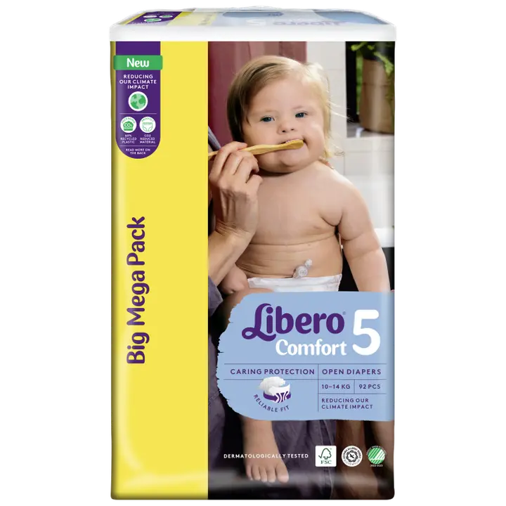 LIBERO Comfort teippivaippa koko 5, 92 kpl, 10-14 kg