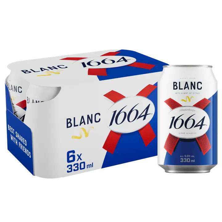 6-pack 1664 Blanc olut 5,0 % 0,33 L