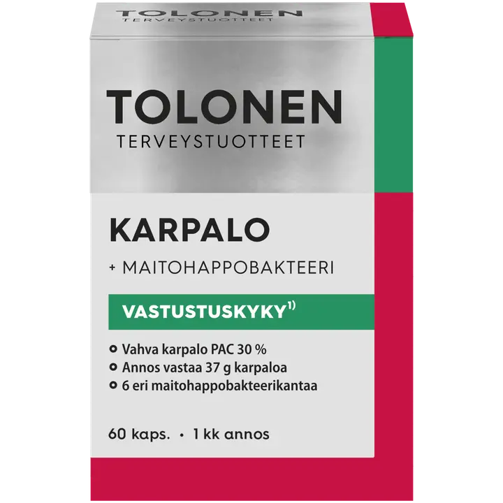 Tolonen Karpalo +maitohappobakteeri 60kaps