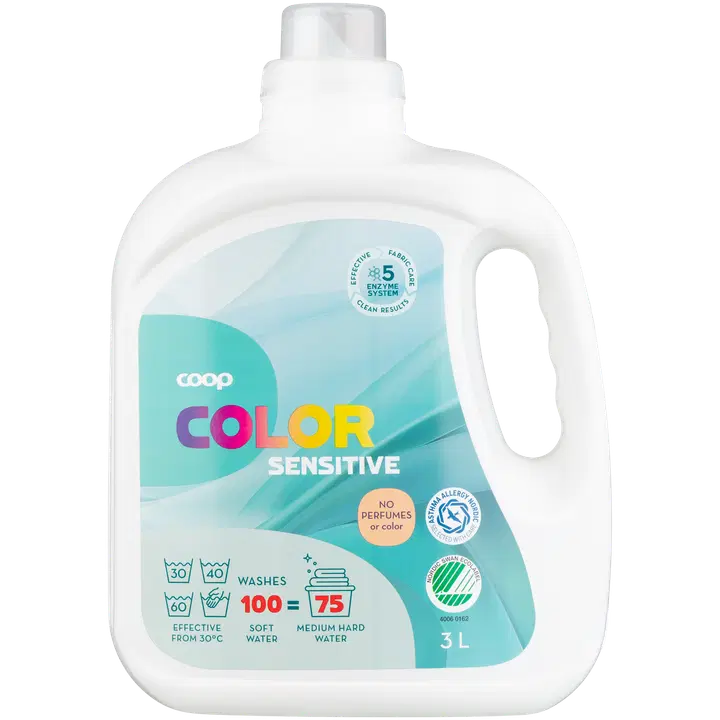 Coop Color Sensitive kirjopyykin pesuneste 3 l
