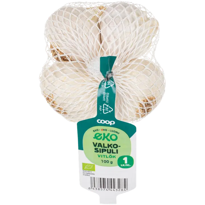 Coop Valkosipuli Luomu 100 g Espanja