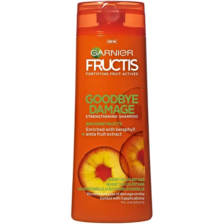 Garnier Fructis Damage Eraser -shampoo vaurioituneille hiuksille 250 ml