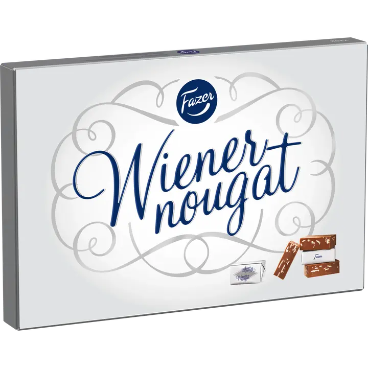 Fazer Wiener nougat 210 g mantelinougatkonvehteja