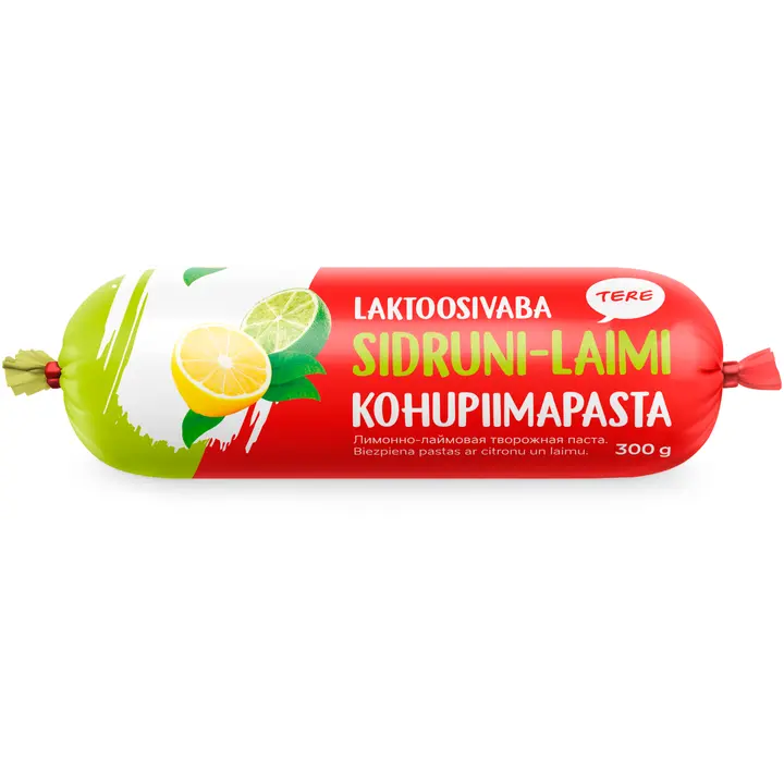 Tere Sidruni-laimi laktoosivaba kohupiimapasta, 300 g