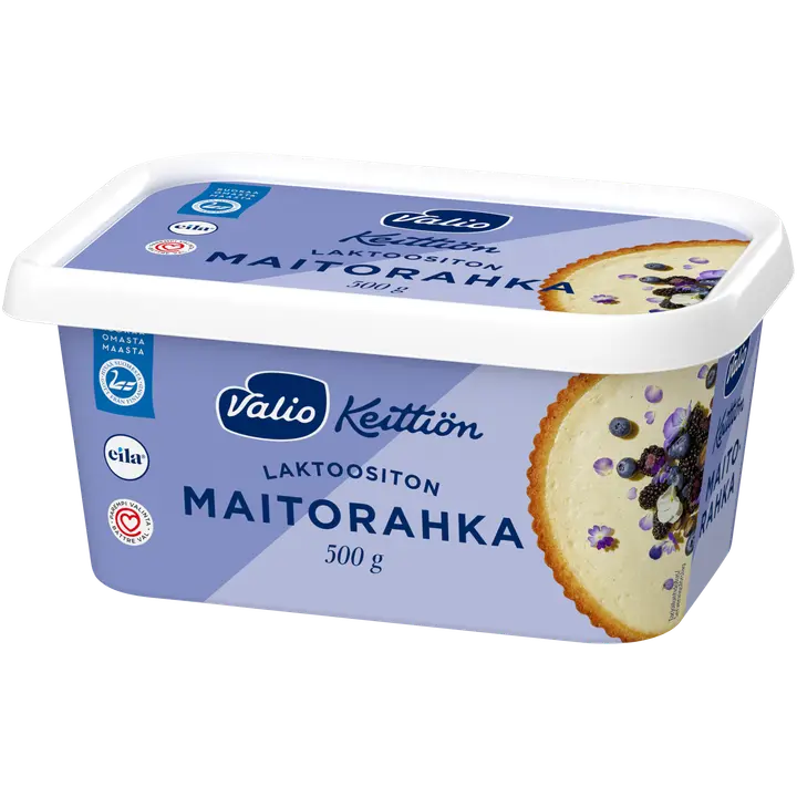 Valio Keittiön maitorahka 500 g laktoositon