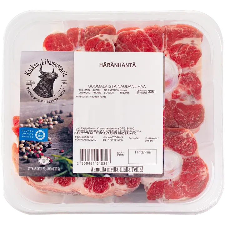 Kotkan lihamestarit häränhäntä n. 750 g