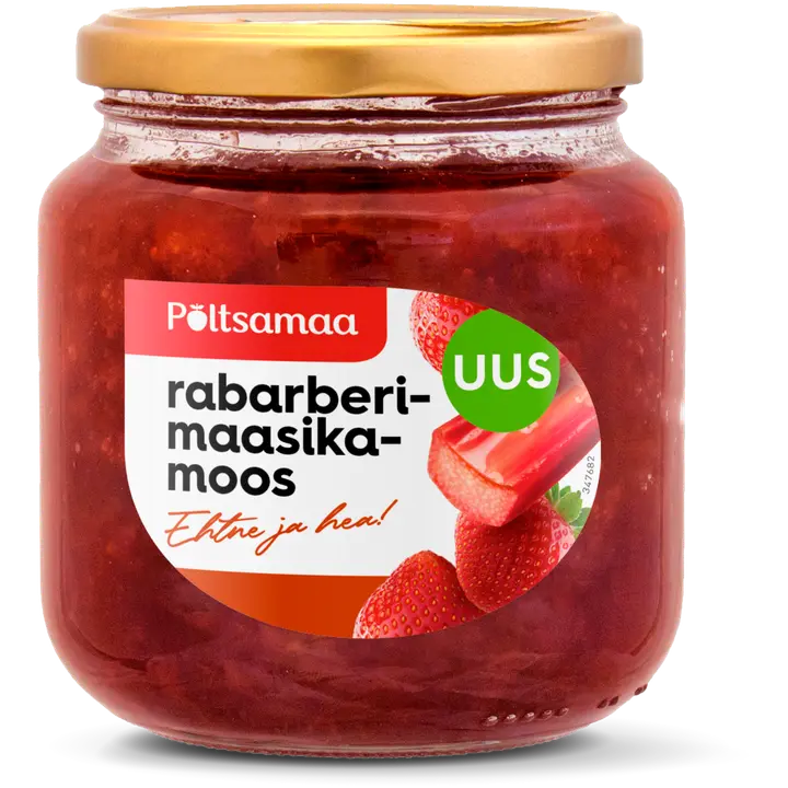 Põltsamaa rabarberi-maasikamoos 600 g