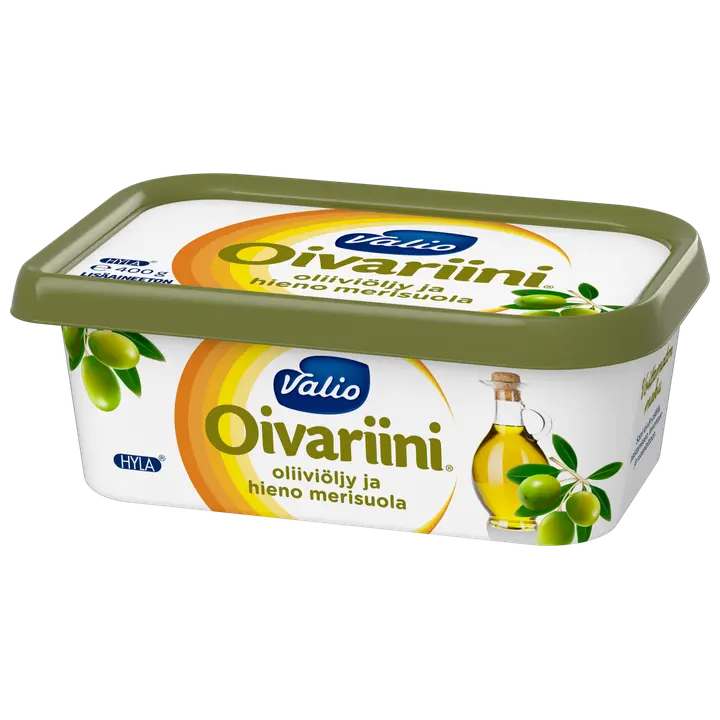 Valio Oivariini® 400 g oliiviöljy ja hieno merisuola HYLA®