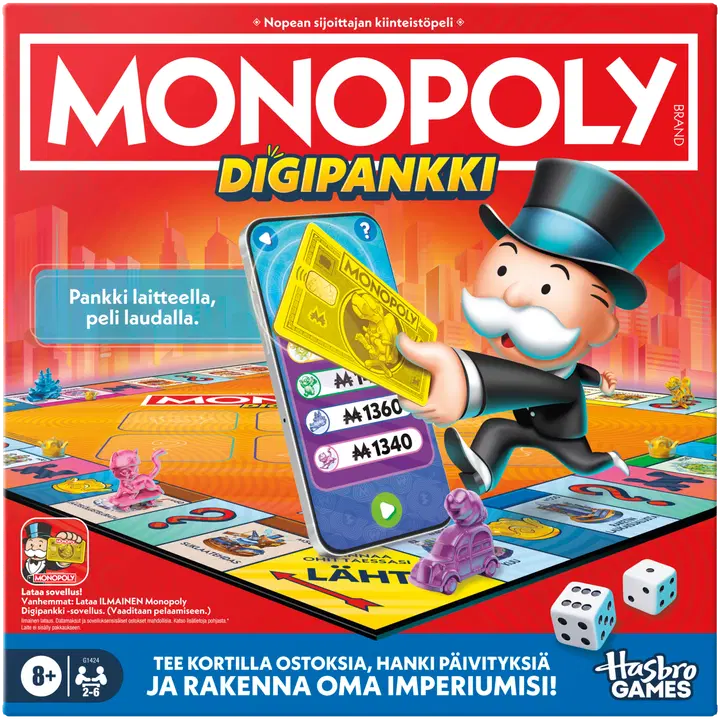 Monopoly lautapeli App Banking (suomenkielinen)