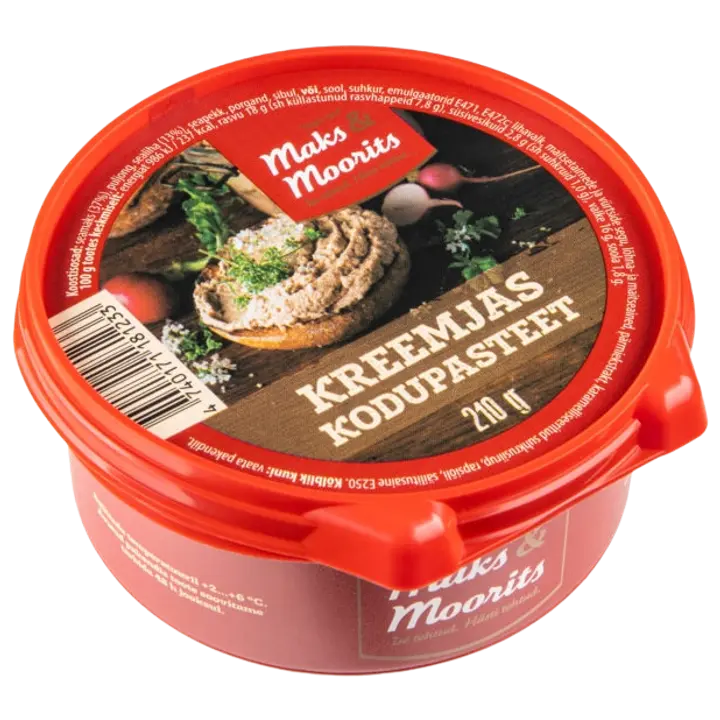 Maks ja Moorits Kreemjas Kodupasteet 210G