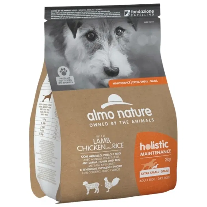 Almo Nature Maintenance XS-S koirien täysravinto lammas, kana & riisi 2 kg