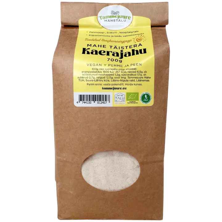 Tammejuure täistera kaerajahu 700 g mahe