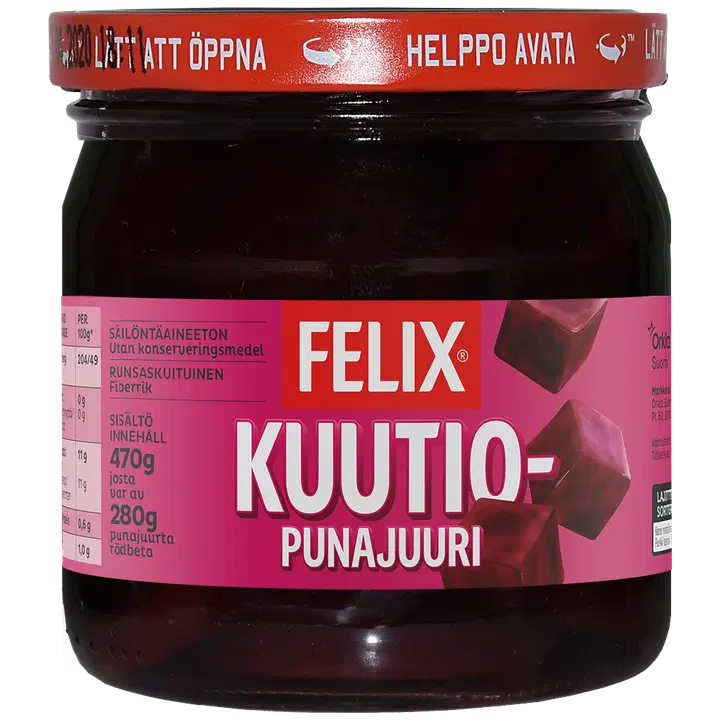 Felix tärnade rödbetor i kryddlag 410/280g