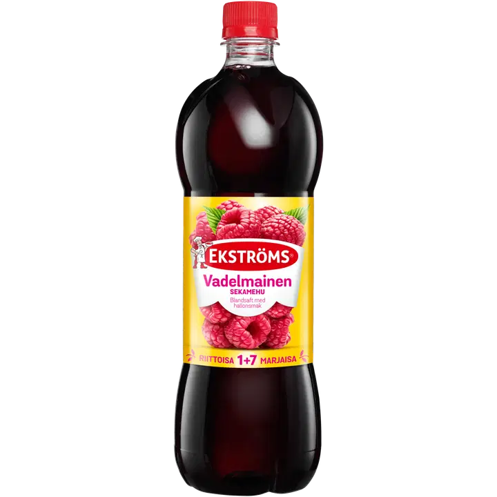 Ekströms vadelmainen sekamehutiiviste 0,95l