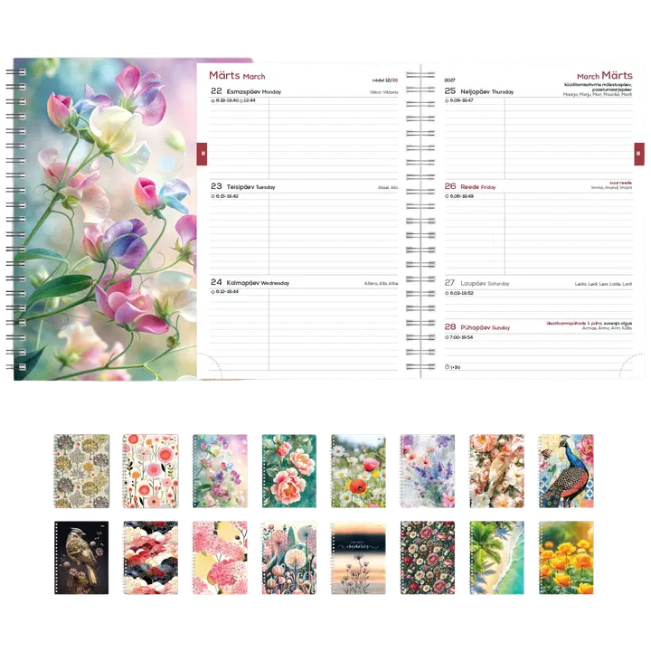 Koolikalender spiral