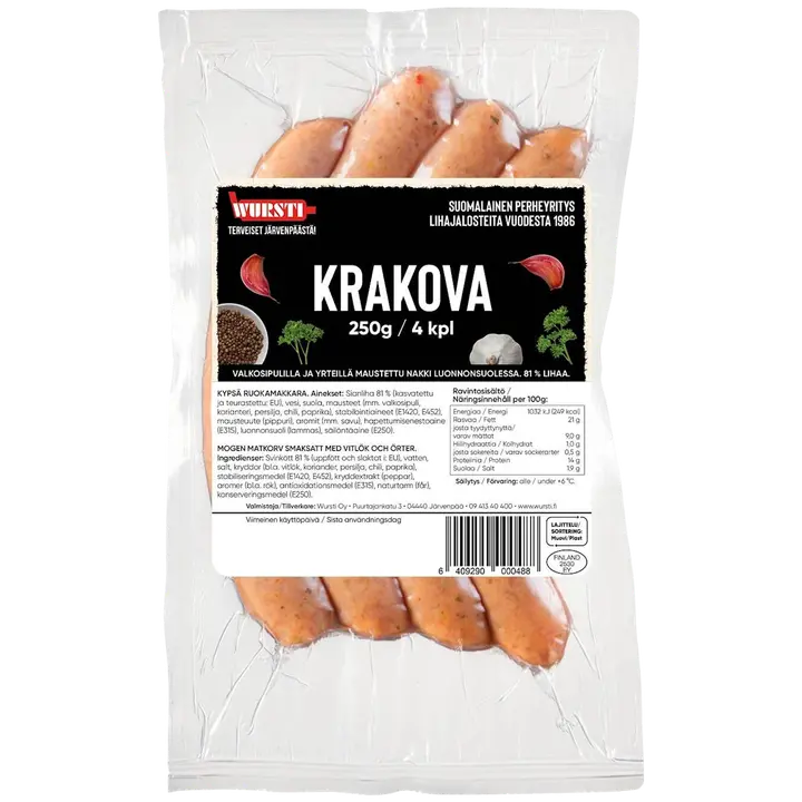 Wursti Krakova nakki 250g
