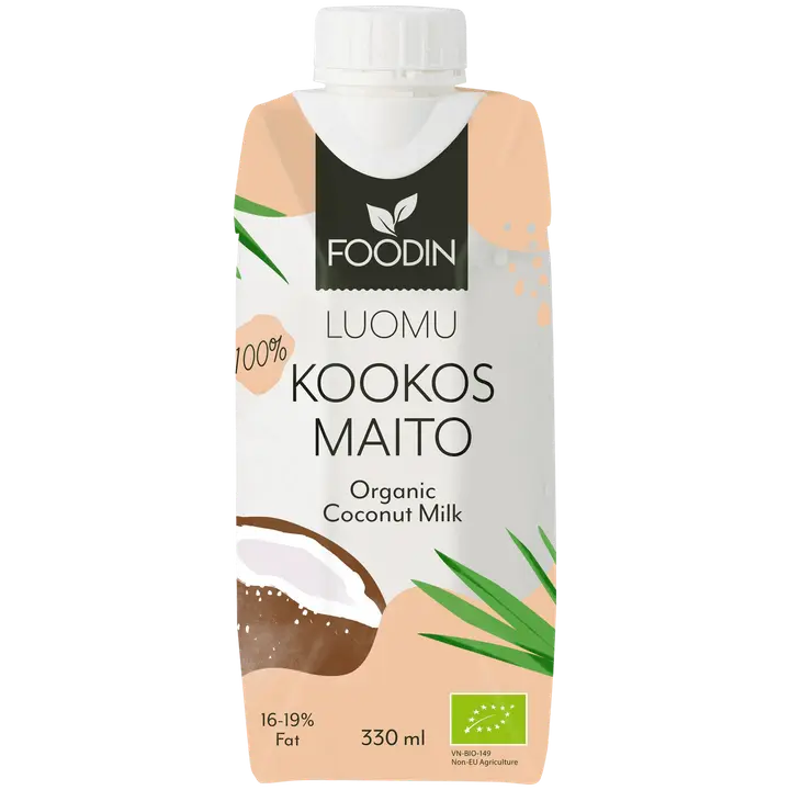 Foodin kookosmaito luomu 330ml