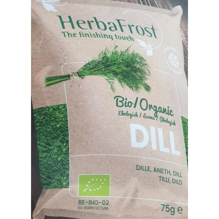 Herbafrost Luomu tilli 75 g hienonnettu pakaste