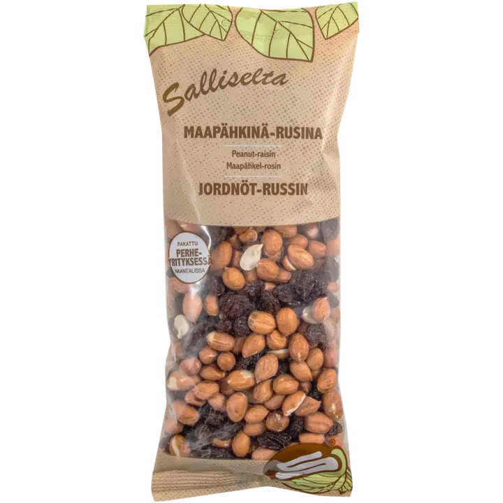 Salliselta Maapähkinä-rusinasekoitus 250g