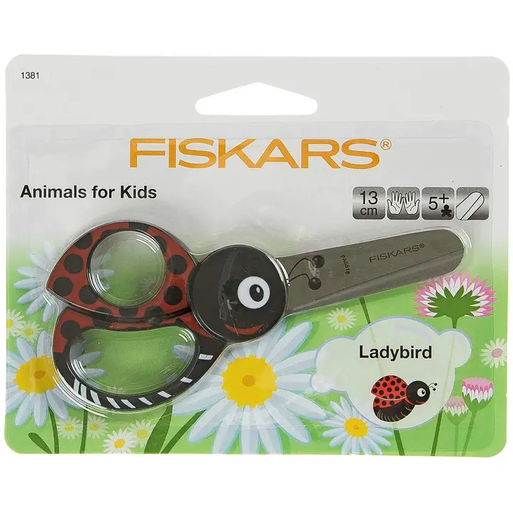 Fiskars lastensakset Leppäkerttu 13 cm