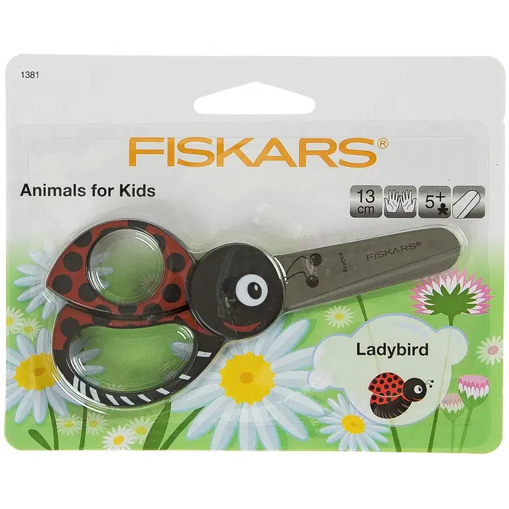 Fiskars lastensakset Leppäkerttu 13 cm