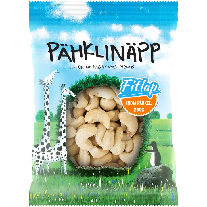Pähklinäpp india pähkel 250 g Fitlap