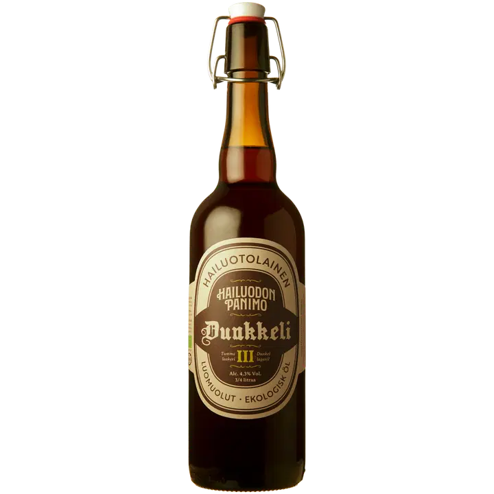 Hailuodon Panimo Dunkkeli luomuolut 4,3% 0,75 l
