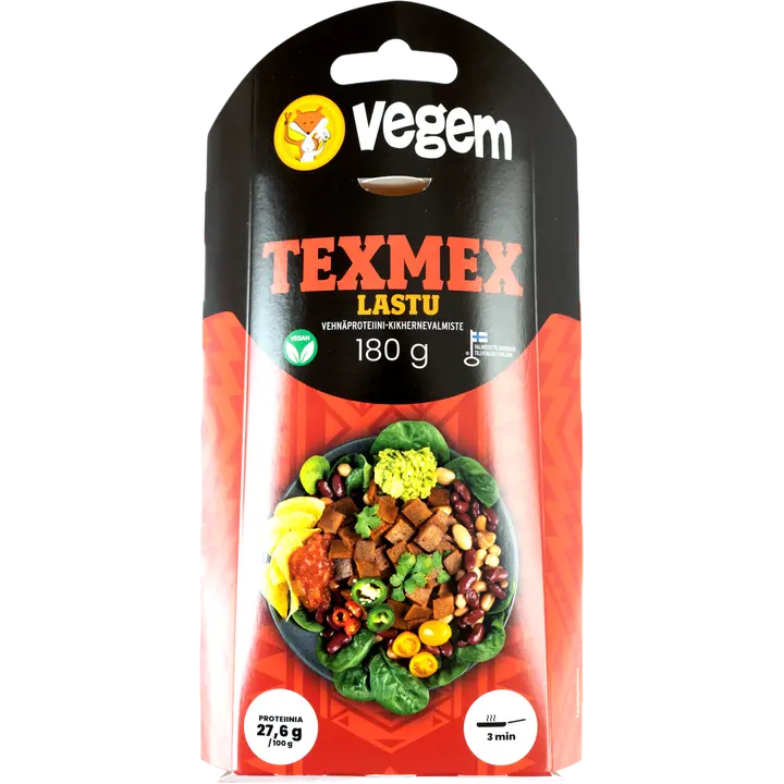 Vegem seitan tex-mex lastu 180g