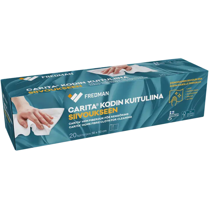 Fredman Carita® Kodin kuituliina siivoukseen 20 kpl