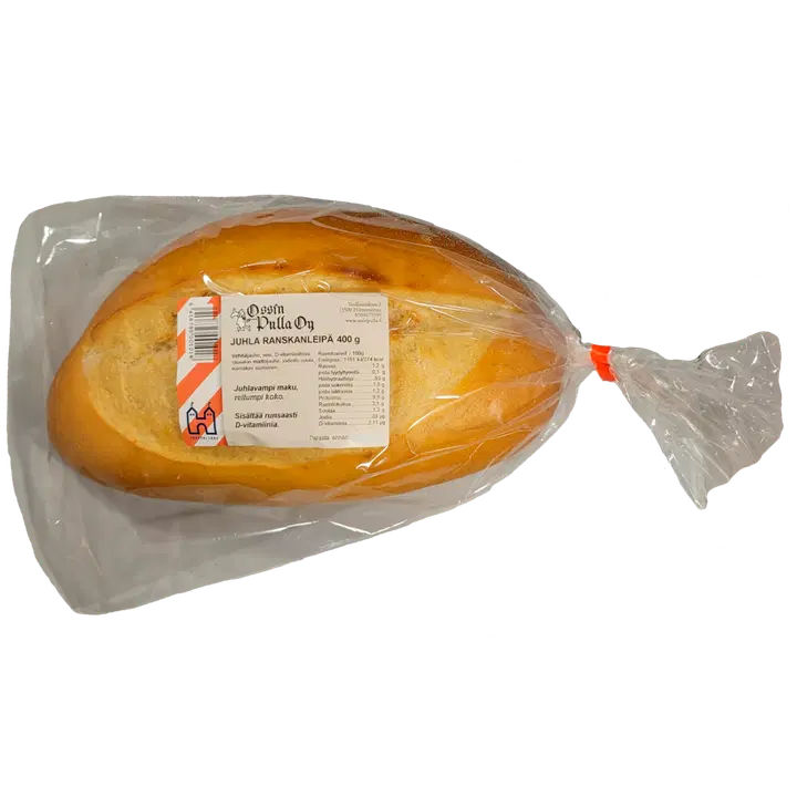 Ossin Pulla, 400 g, Ranskanleipä, vehnäleipä