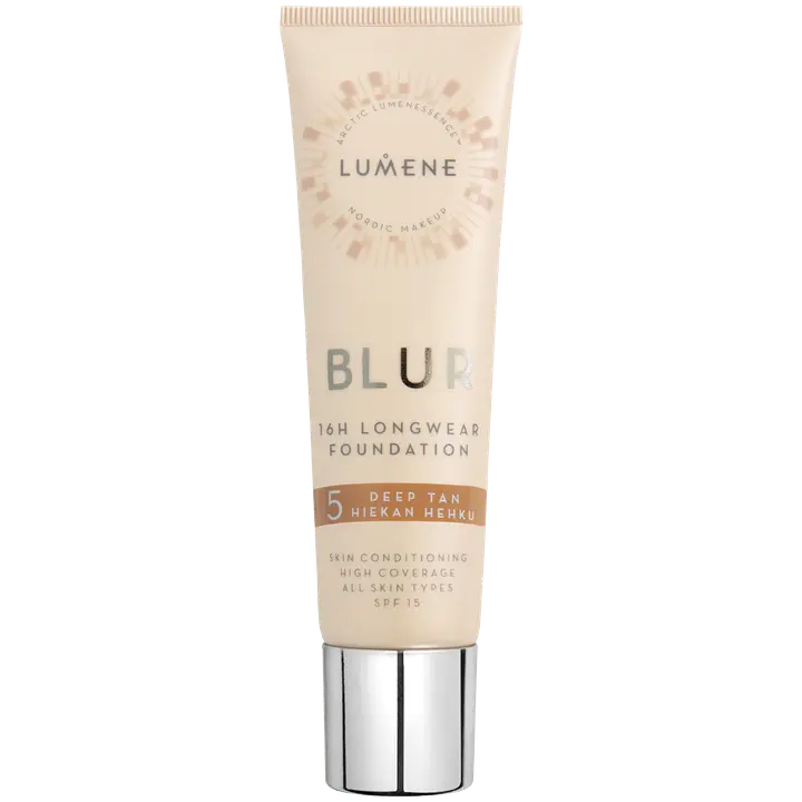 Lumene Blur Pitkäkestoinen meikkivoide SK15 5 Hiekan hehku 30ml