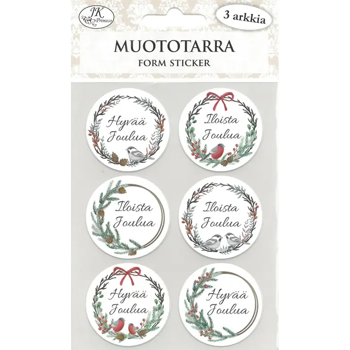 J.K. Primeco Muototarra Joulukranssit 3ark