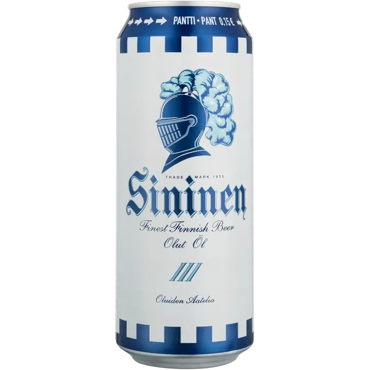 Sininen olut 4,5% 0,5 l