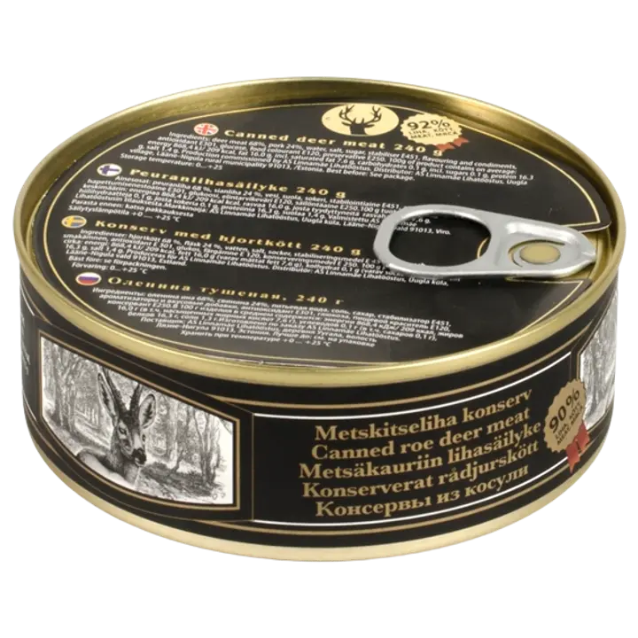 Linnamäe metskitselihakonserv 240 g