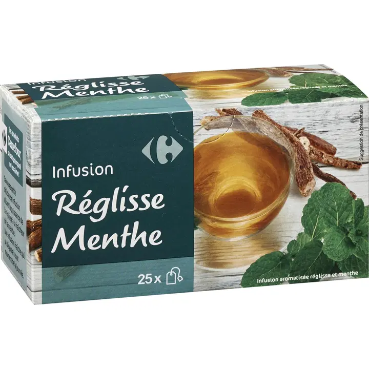 Carrefour Liquorice Mint ürditee 25x1,5g