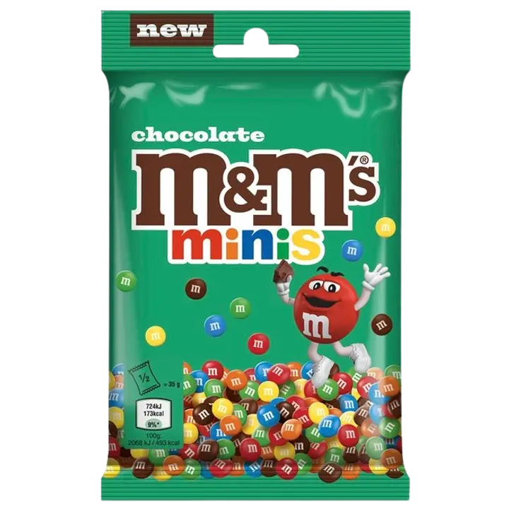 M& šokolaadikott minis 70g