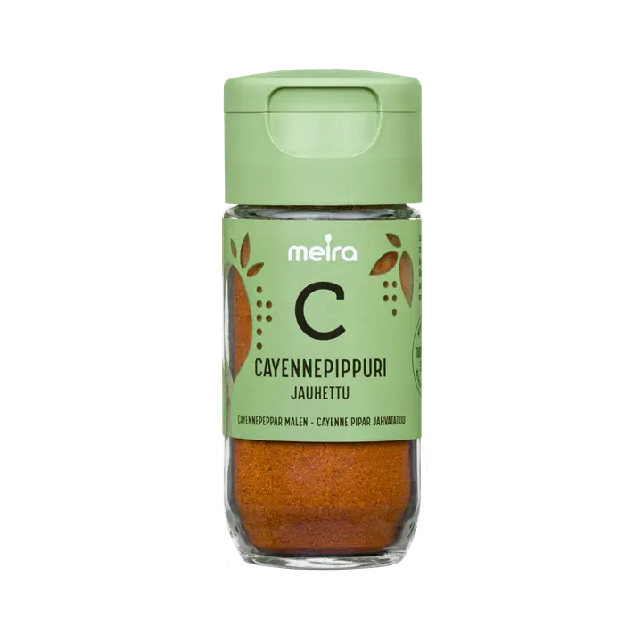 Meira cayennepipar 32g jahvatatud