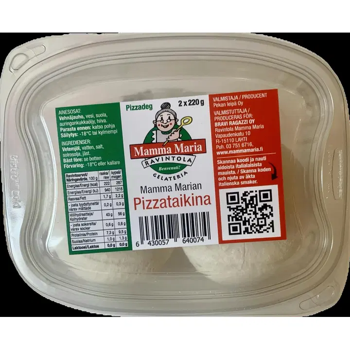 Mamma Marian pizzataikina 2 x 220 gr