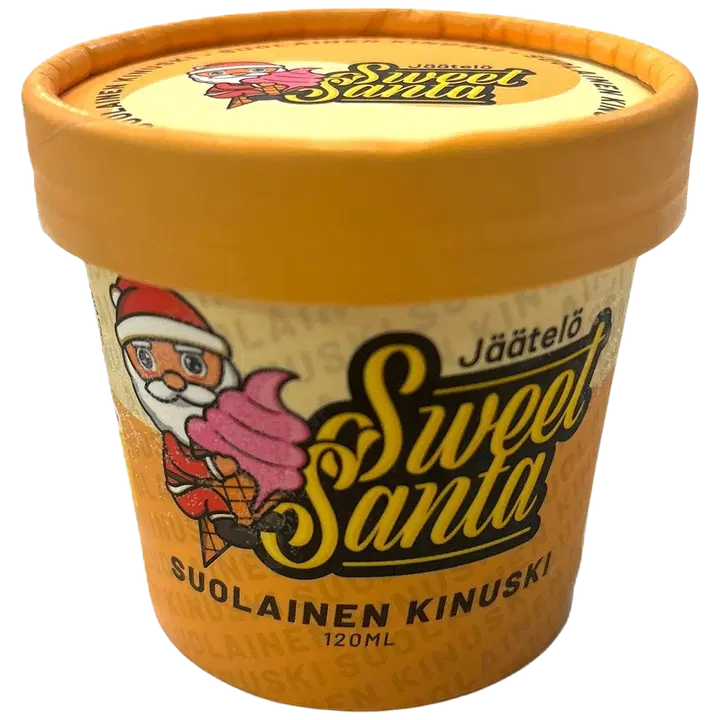 Sweet Santa suolainen kinuski Laktoositon jäätelö 120 ml