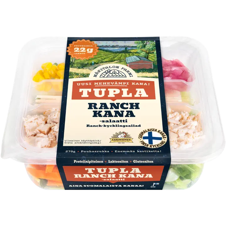 Mäkitalon Farmi Tupla Ranch Kanasalaatti 270 g