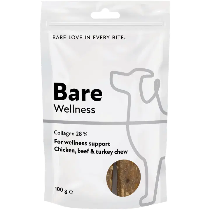 Bare Wellness kana-veise-kalkuni närimispulgad 100g
