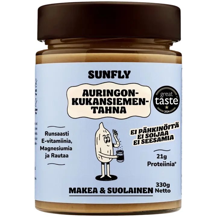 SUNFLY Auringonkukansiementahna, Makea & Suolainen (Sweet&Salty)